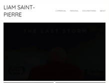 Tablet Screenshot of liamsaintpierre.com